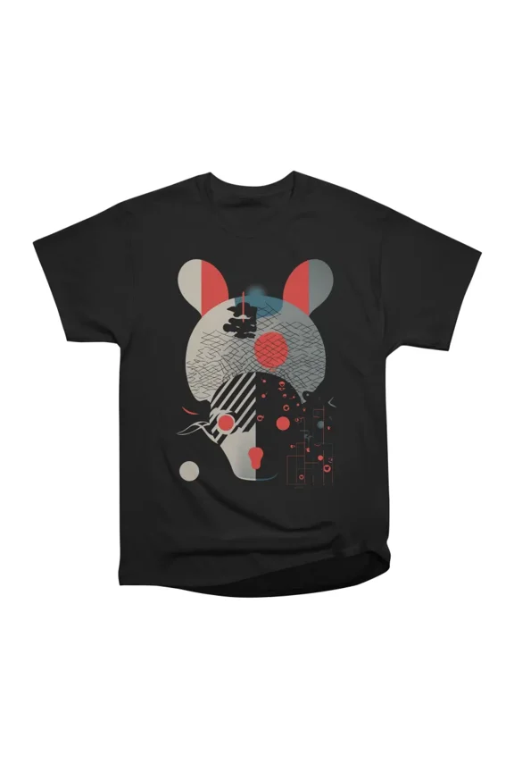 Retro Space Mouse T-Shirt Tee Gift For Him Merch For Her Apparel For Friend