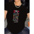 thumbnail image 1 of Retro Spanish Maestra Teacher T-Shirt Cute Acrostic Graphic Tee Women's Motivational Educator Apparel School Appreciation Gift, 1 of 6