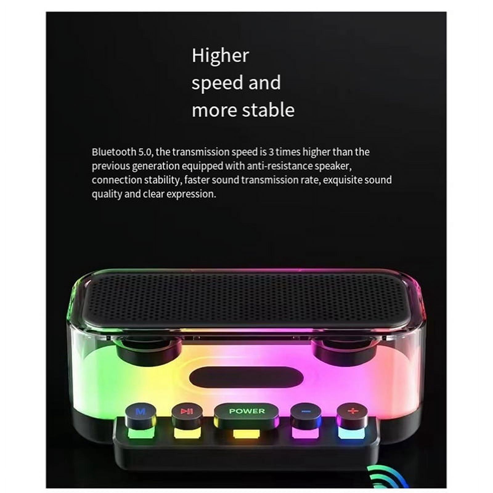 Retro Speaker Portable Bluetooth 5.2 Punk Speaker Subwoofer Sound Box