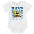 thumbnail image 1 of Retro SpongeBob Cartoon I'm Ready Romper Boys or Girls Infant Baby Brisco Brands 12M, 1 of 6