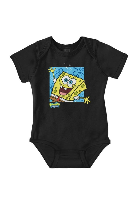 Retro SpongeBob SquarePants Cartoon Romper Boys or Girls Infant Baby Brisco Brands 12M