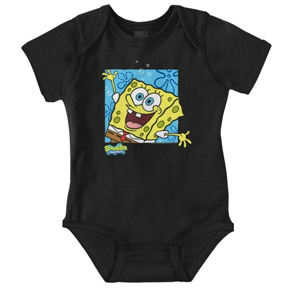 Retro SpongeBob SquarePants Cartoon Romper Boys or Girls Infant Baby Brisco Brands 24M