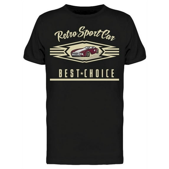 Retro Sport Car, Best Choice T-Shirt Men -Image by Shutterstock, Male x-Large