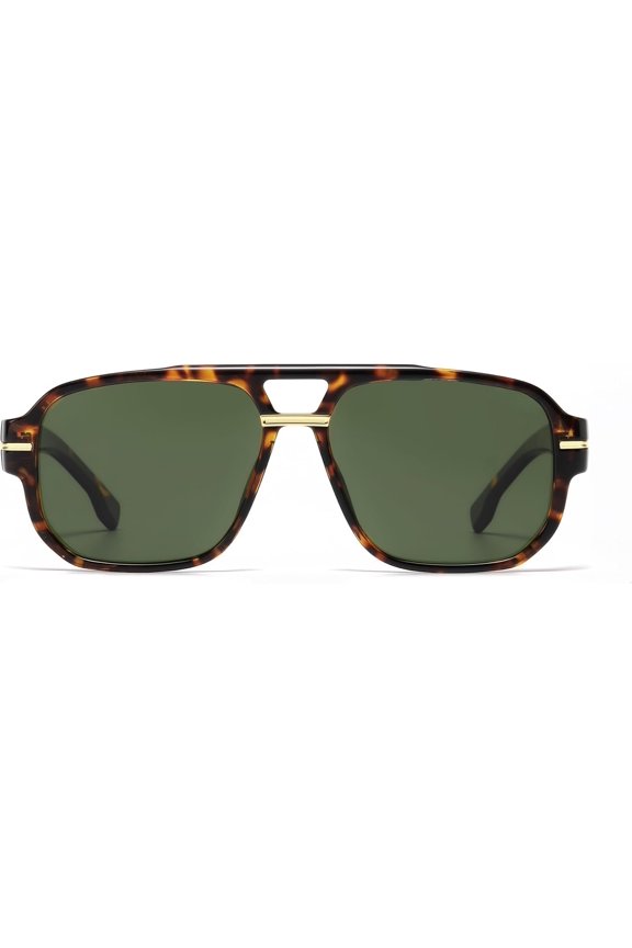 Retro Square Aviator Sunglasses for Women Men, 80s 90s  Trendy Polarized Aviators SJ2692