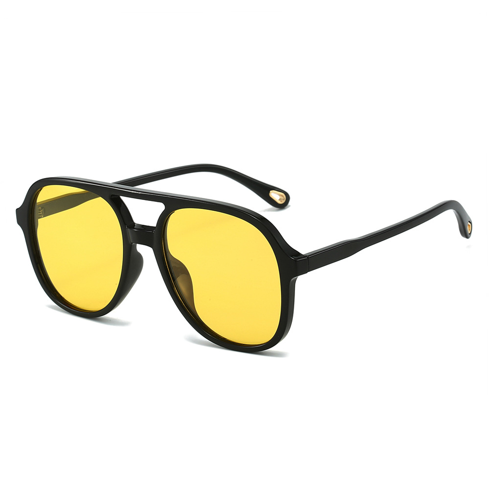 Polarized Aviator Sunglasses Double Bridge Square Retro Unisex UV400 Solvue Polarized Aviator Sunglasses for men Retro Classic  main image 4