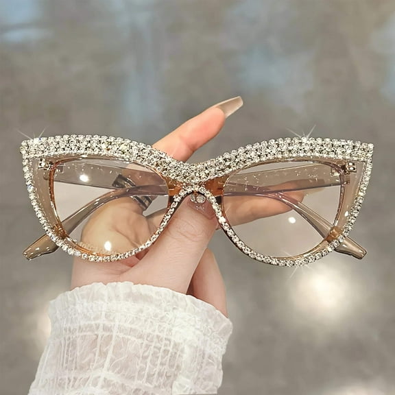 Retro Square Cute Sturdy Cat Eye Glasses