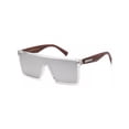 thumbnail image 1 of Retro Square Frame Sunglasses Mens Womens Flat Top Square Mirror or Tinted Lens, 1 of 6