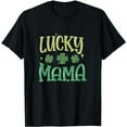 thumbnail image 1 of Retro St. Patricks Day Lucky Mama T-Shirt, 1 of 5