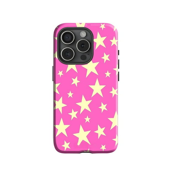 Retro Star Protective Y2K Phone Case, classic celestial throwback look, iPhone 17 to 11 Pro Max