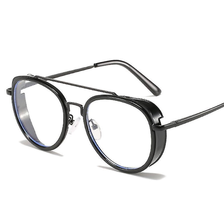 Retro Steam Punk Sunglasses Round Steampunk Double Bridge  display picture 1