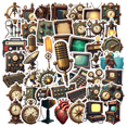 thumbnail image 1 of Retro Steampunk Theme Stickers, Waterproof Steampunk Theme Sticker for Water Bottle Laptop Phone Cases Planner Skateboard Luggage Helmet Party Favor Decor, Ideal for Adults Teens Teacher Rewards, 1 of 8