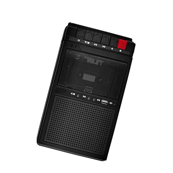 Retro Stereo Tape Player Music Sound Auto Reverse Tape Player with USB Port for Sound
