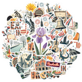 thumbnail image 1 of Retro Stickers City Decals Americana Stickers Music Stickers for Laptops Suitcases Notebooks, 1 of 9