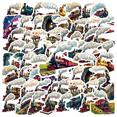 thumbnail image 1 of Retro Stickers Vintage Stickers Train Stickers Transportation Stickers for Suitcase Fridge Phone, 1 of 9