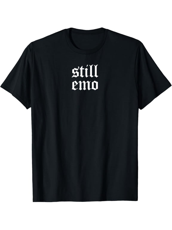 Retro Still Emo 80's 90's Band Goth GF Punk Gothic Emo Shirt T-Shirt- Classic Unisex 100% Cotton Crew Neck T-Shirt Breathable Casual Everyday Wear Affordable Graphic Soft t shirt Cheap t shirts
