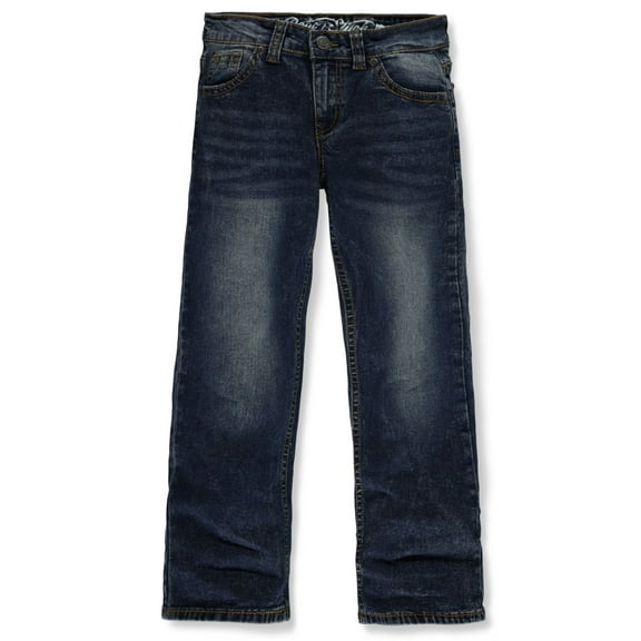 Retro Stitch Boys' Denim Jeans Color: medium blue Size: 10