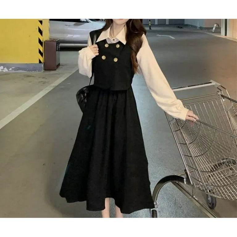 Women's Stitching Long Sleeve Dress Women's Stitching Long Sleeve Dress