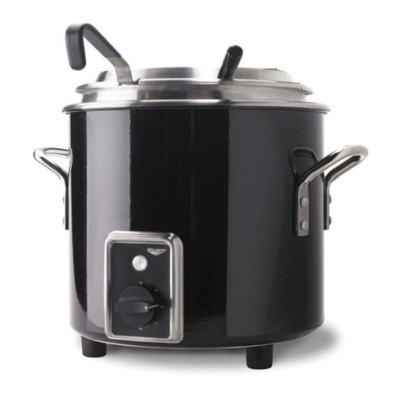 Vollrath 7217260 Retro 11-Quart Stock Pot Kettle Black