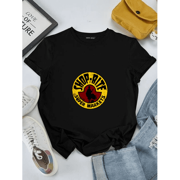 Retro Store Vintage ShopRite Grocery Nostalgic Brand Art Top Unisex T-Shirt V15802 ,up to size 5XL