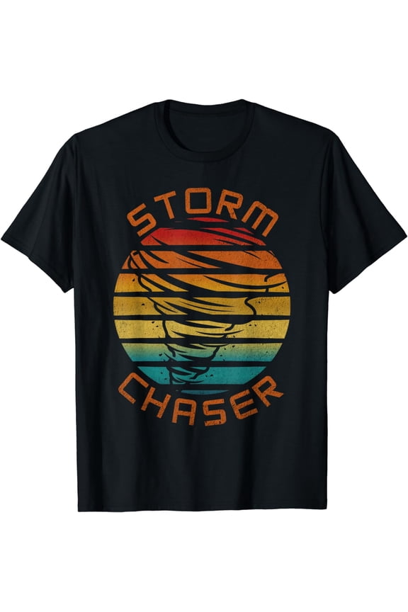Retro Storm Chaser Tornado Graphic Tee Vintage Weather Enthusiast Meteorologist Unisex T-Shirt