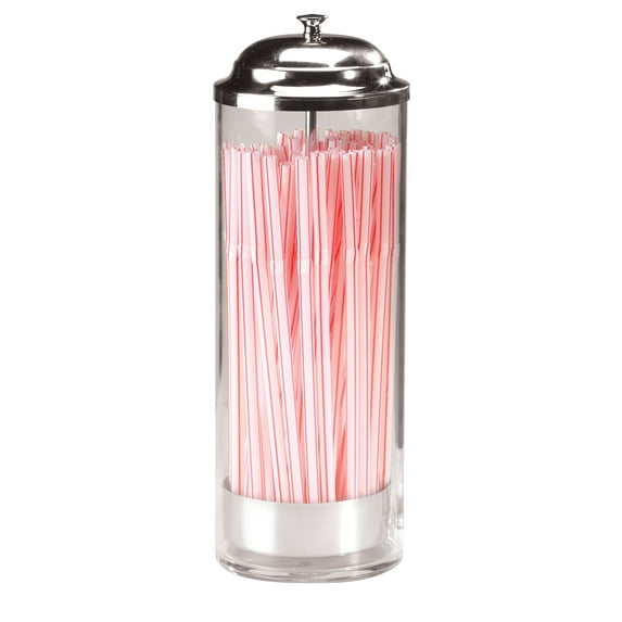 Old Fashioned Retro Straw Container and Dispenser