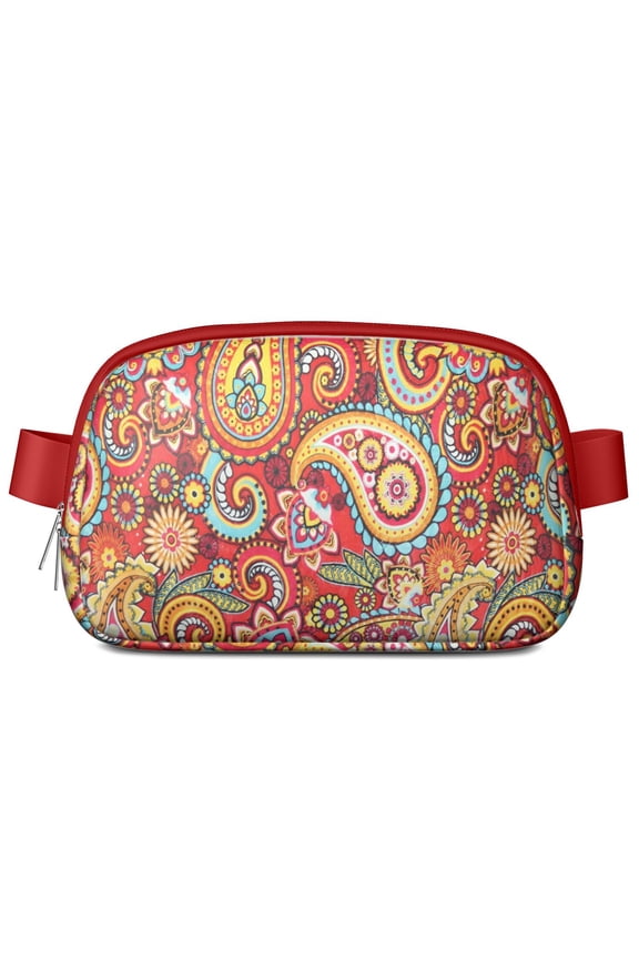 Retro Stripes Belt Bag – Vintage Inspired Fanny Pack for Women – Boho Aesthetic Sling