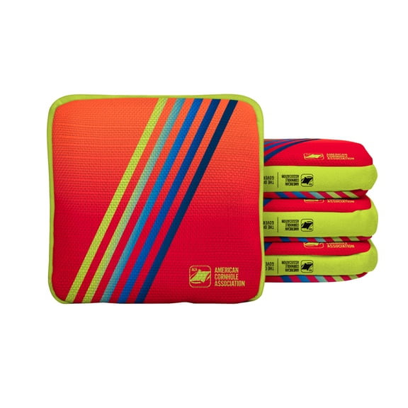 Retro Stripes Synergy Edge Cornhole Bags