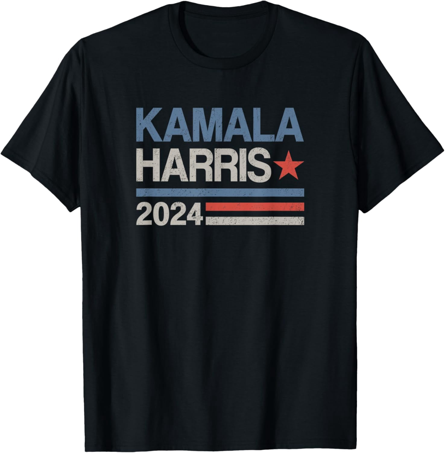Retro Stripes Vintage Kamala Harris 2024 President 47 TShirt