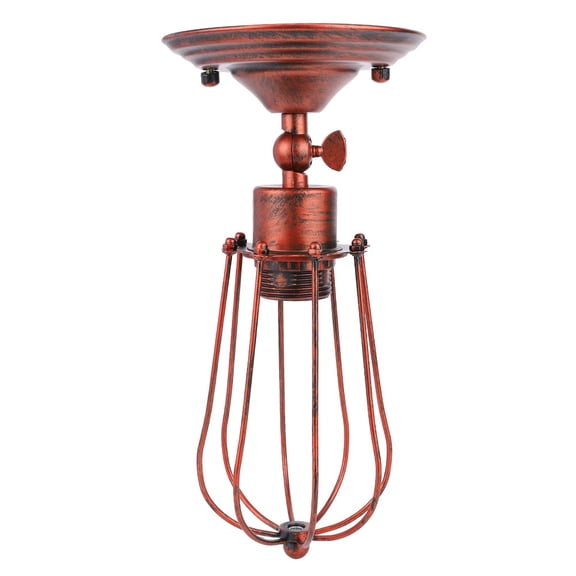 Retro Style 85-240V E26/E27 Wall Sconce Light, Red Wall Lamp Fixture for Bathroom and Corridor