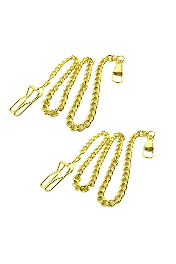 Retro Style Alloy Pocket Watch Holder Necklace Chain for Men Women
