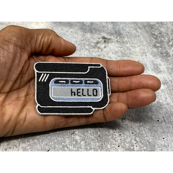 Retro Style "BEEPER/PAGER," 1-pc, Old School Iron-On Embroidered Patch, Size 2.75" Nostalgic Gifts, Small Patch for Jackets, Hats