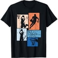 thumbnail image 1 of Retro Style Basketball Playing Kids Boys 10-12 12-14 Gifts T-Shirt, 1 of 4