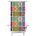 thumbnail image 1 of Retro Style Boho Shower Curtain 36x72 Inches Polyester Fabric Bathroom Decor Quick-Dry with Plastic Hooks for Tub, 1 of 5