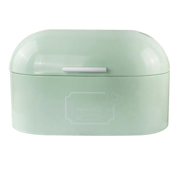 Retro Style Bread Boxes Large Capacity Kitchen Countertop Metal Storage Tin