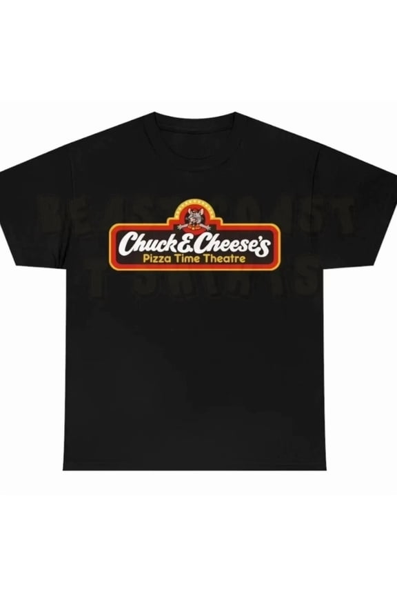 Retro Style Chuck E Cheese T Shirt 80s 70s Gaming Pizza Nostalgia