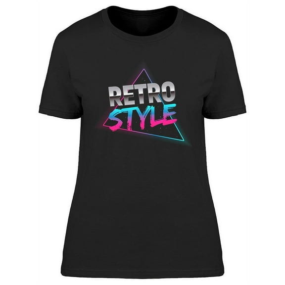 Retro Style Design T-Shirt Women -Image by Shutterstock, Female Large