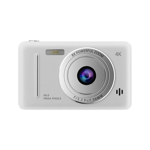 Retro-Style Digital Camera for Students - Vintage Design with Modern Dual Lens System, Built-in Flash & Ultra-Portable Body