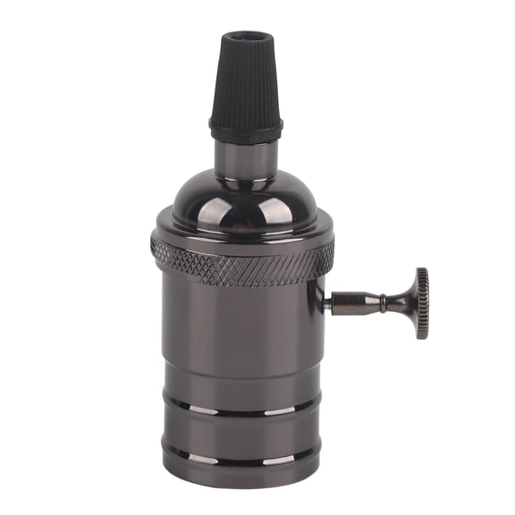 Retro Style E27 Lamp Socket with Switch, Pendant Light Accessory