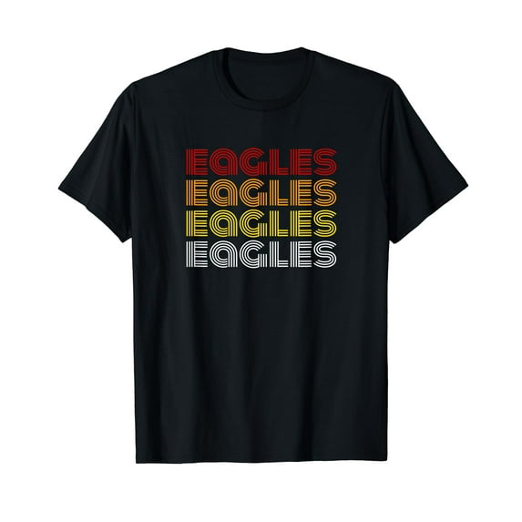 Retro Style Eagles Vintage Colors T-Shirt