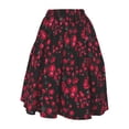 thumbnail image 1 of Retro Style Elastic Waist Printed Long Skirts, 1 of 2