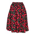 thumbnail image 1 of Retro Style Elastic Waist Printed Long Skirts, 1 of 2