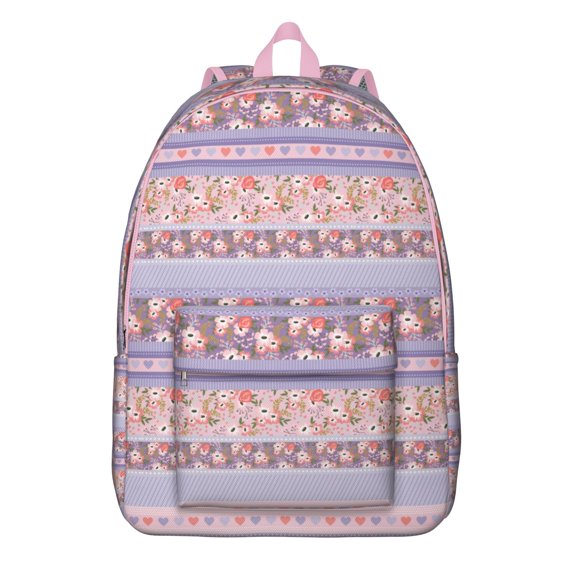 Retro Style Ethnic Pattern Backpack for Women – Oxford Durable Travel Backpack with Anti-theft Features, Large Capacity for Campus or Work