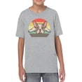 thumbnail image 1 of Retro Style Frenchie Bulldog T-Shirt Juniors -Image by Shutterstock,  x-Large, 1 of 4