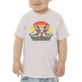 thumbnail image 1 of Retro Style Frenchie Bulldog T-Shirt Toddler -Image by Shutterstock,  3 Toddler, 1 of 4