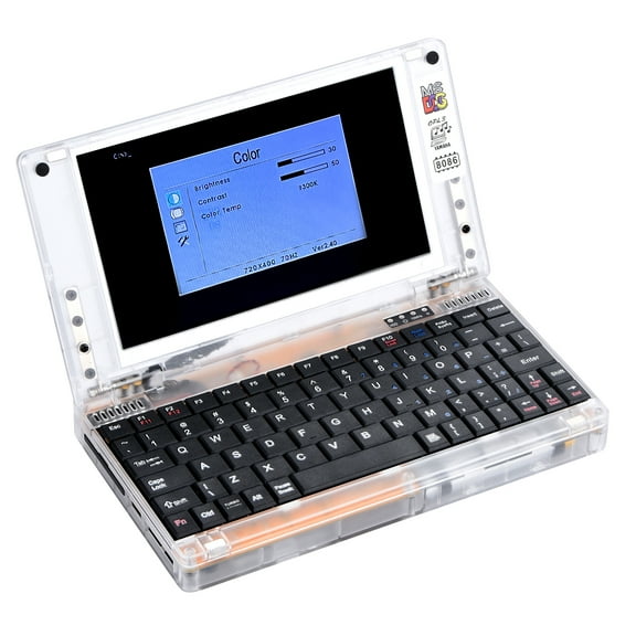 Retro Style Handheld PC with VGA and USB Windows 3.0, OPL3 Audio, 4:3 and 16:9 Display, Portable Computing Solution
