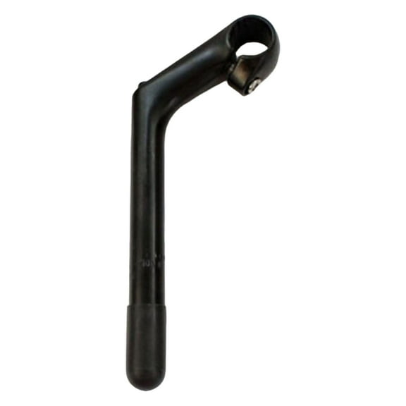 Retro Style Handle Bar Stem, Quill Fitting Portable Sturdy Gooseneck Shape Aluminum Alloy Black Quill Stem for beach of cruiser Bikes