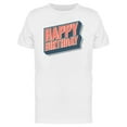 thumbnail image 1 of Retro Style Happy Birthday T-Shirt Men -Image by Shutterstock, Male x-Large, 1 of 2