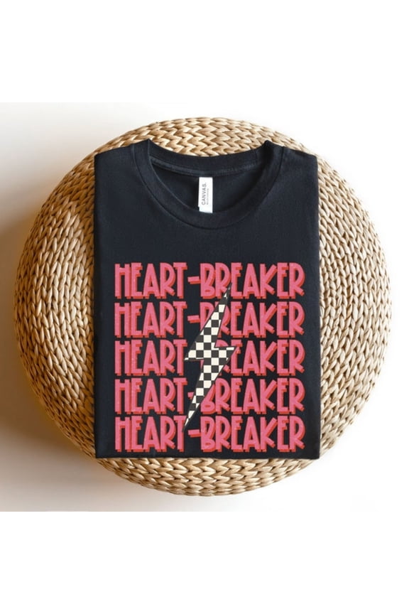 Retro Style Heartbreaker Shirt, VaL1entines Day ShirT1S For Gift, Cute Love Shirt, Cute VaL1entine Shirt, VaL1entines Day Gift, Fun VaL1entines T1EE