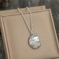 thumbnail image 1 of Retro Style Hedgehog Silver Alloy Pendant Necklace, 1 of 2
