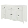 thumbnail image 1 of Hypeshops Retro Style Sideboard with Large Storage Space, Flip Door, and Adjustable Cabinets, 1 of 7